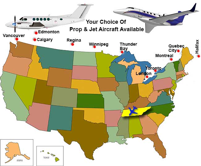 Tennessee Charter Flight Directory